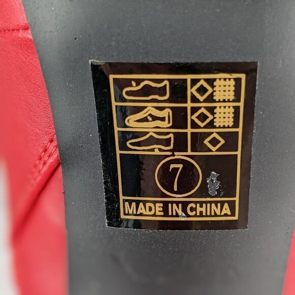 Ellie 4" Womens Bootie With Faux Fur 414/CLAUS/RED - Picture 10 of 11